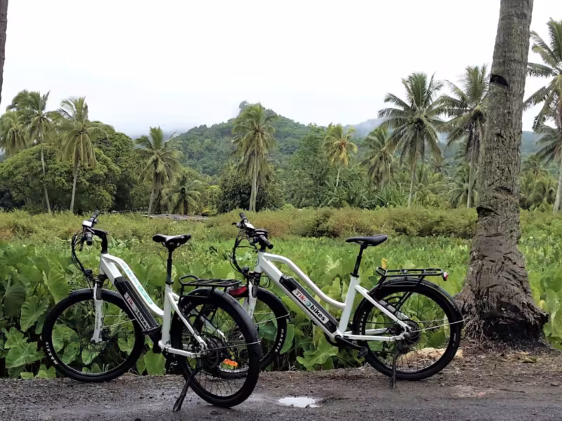 Rent e-Bikes with Tik-e Tours in Rarotonga