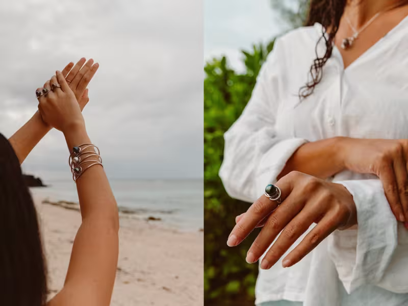 Cook Islands Black Pearl Jewelry