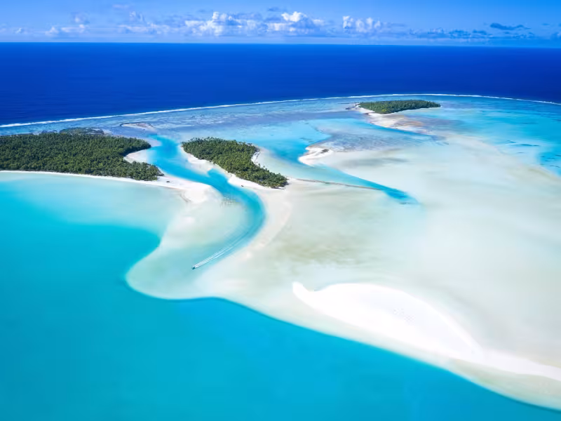 Aitutaki lagoon
