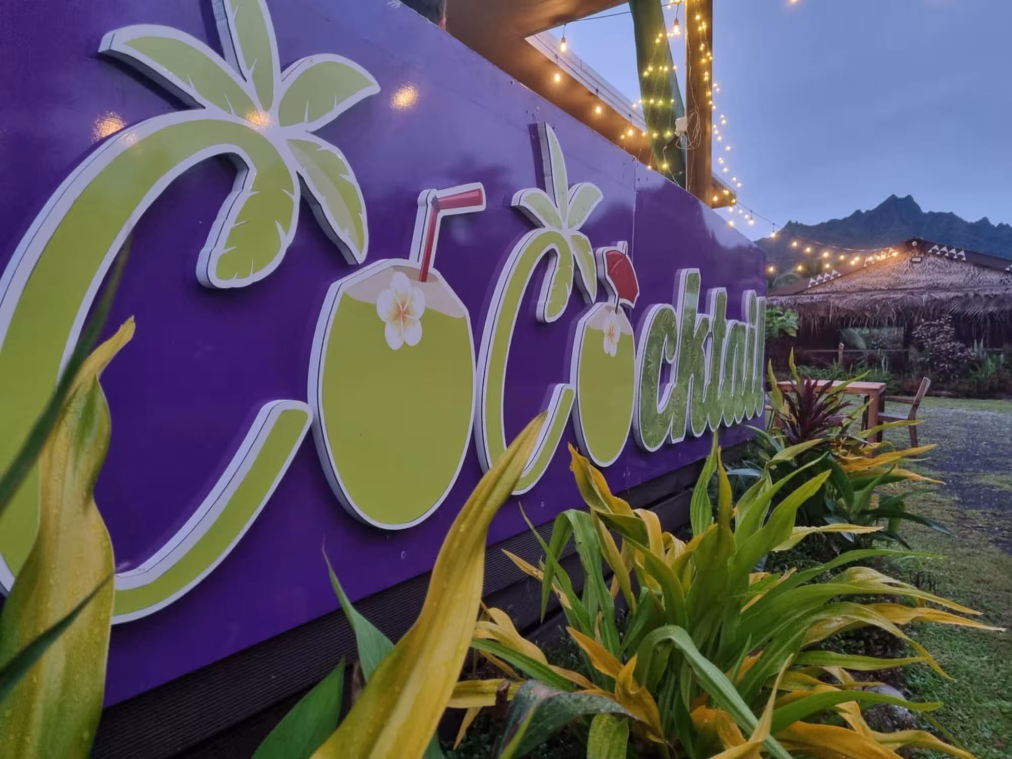 Cococktail sign