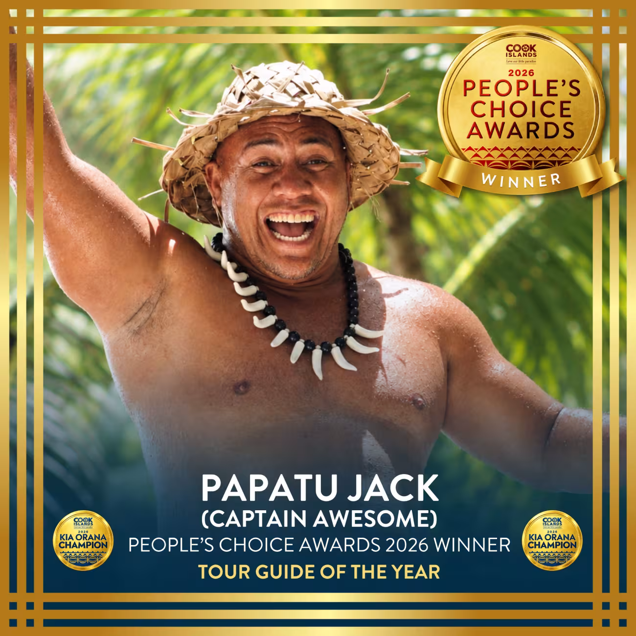 Papatu Jack Winner PCA 2026