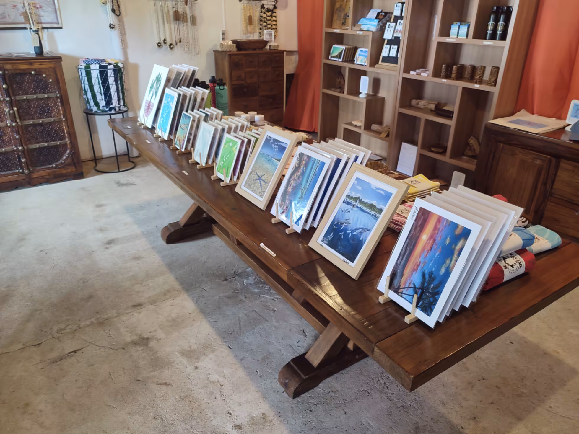 Inside Araura Gift Shop
